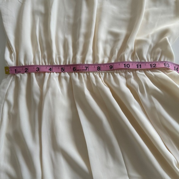 VTG Y2K White Dress L Angel Fairy Feminine LACE DETAIL - Picture 14 of 15